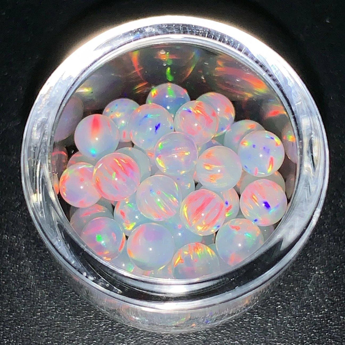 RubyPearlCo - 5mm Opal Terp Pearls (2-pack)－Timeless Glass Gallery