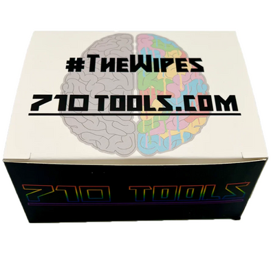 710 Tools The Wipes - 100 Pack, High-Quality Cleaning Wipes for Concentrates and Glass