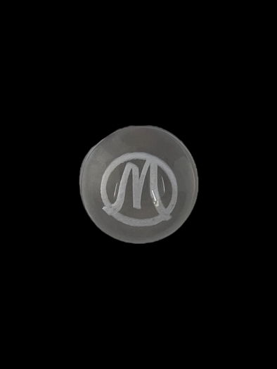 Black Sheep Glass Monark Logo Marble – Premium Handcrafted Glass Marbles in Assorted Sizes