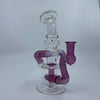 Scott Ratner Rosaline Donut Perc Incycler: Smooth Hits, Ice Water Chamber, Incycler Function, Borosilicate Glass, Flavor Seekers